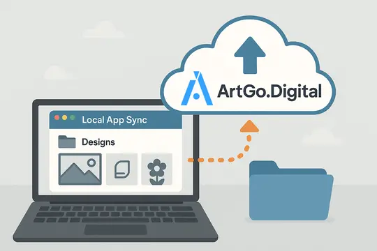 Automatic design synchronization with App Sync